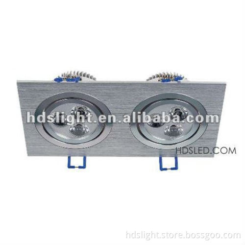 good performance 6w rectangular recessed lights